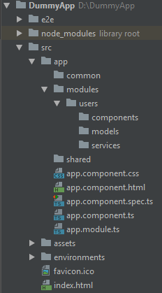 Current File and Folder Structure